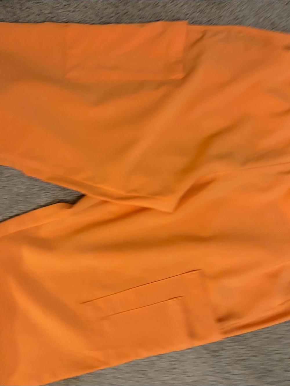 Easy Stretch Orange Scrub Set - Picture 6 of 6
